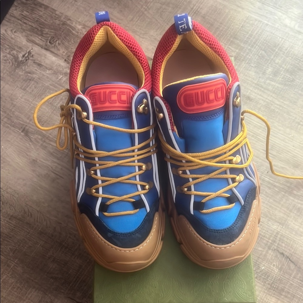 Gucci Vibrant Multicolor Sneakers with High-Top Design